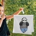 thumbnail image 2 of Coolnut Happy Father's Day Hand Towels 2 PCS, Ultra Soft and Highly Absorbent, Best Dad Panda Decorative Fingertip Towel for Home, Bathroom, Kitchen, 28.3"x14.4", 2 of 4