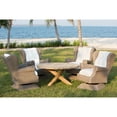 thumbnail image 2 of Padma's Plantation Outdoor Bora-Bora Chat Teak Table, 2 of 5
