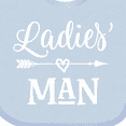 thumbnail image 4 of Inktastic Valentine Boys Ladies Man Boys Baby Bib, 4 of 4