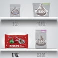 thumbnail image 2 of HERSHEY'S KISSES Milk Chocolate, Christmas Candy Bag, 17 oz, 2 of 5