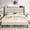 Light Gray Linen, variant on Frostbloom Full Size Bed Frame with USB & Type-C Charging Station and Velvet Wingback Headboard, White