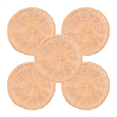 thumbnail image 3 of 5 Pcs Bamboo Paper Plate Holder-10 Inch Round Woven for Picnic Party, 3 of 9