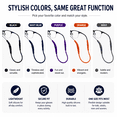 thumbnail image 2 of Anti-Slip Children Glasses Strap Kids Glasses Holder Eyewear Retainer Silicone Elastic Glasses Strap with Ear Grip Hooks, 2 of 7