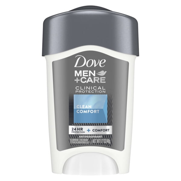 Dove Men+Care Antiperspirant Deodorant For Men Solid For Odor and Sweat Protection Clean Comfort