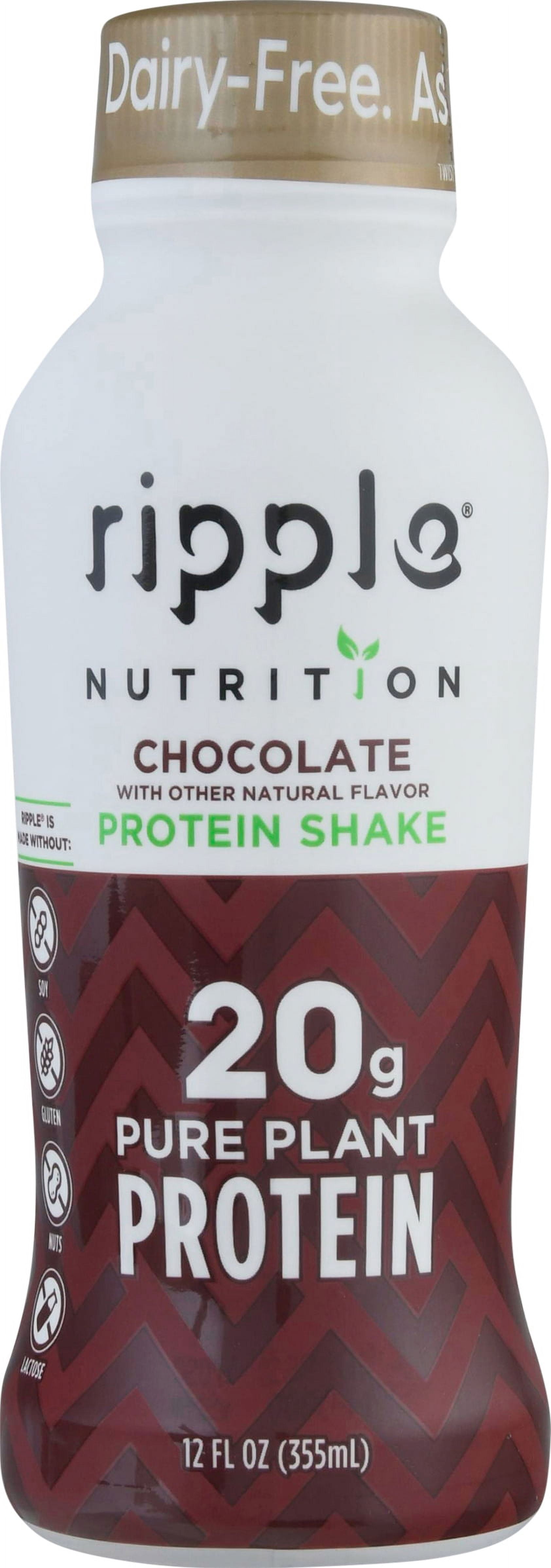 Ripple: Chocolate Protein Shake, 12 Fo