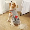thumbnail image 6 of NIBOLOG Pet Shirt Cartoon Printing Round Collar Delicate Hemming Two-Leg Adorable Dress-up Cool Dog Pajamas Small Thin Puppy Outfit for Summer, 6 of 7
