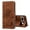 Brown, variant on ELEHOLD Case for Google Pixel 7 Pro, Premium PU Leather Wallet Flip Case Folio Cover with Card Holder Kickstand,Red