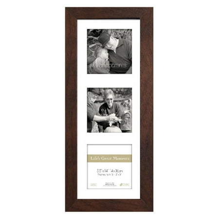 Timeless Frames Lifes Great Moments Three Opening Vertical Collage Photo Frame