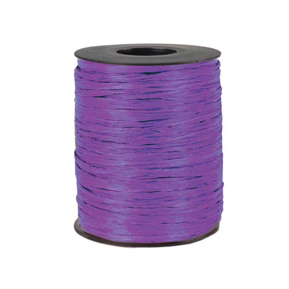 Matte Purple gift packaging Raffia Ribbon