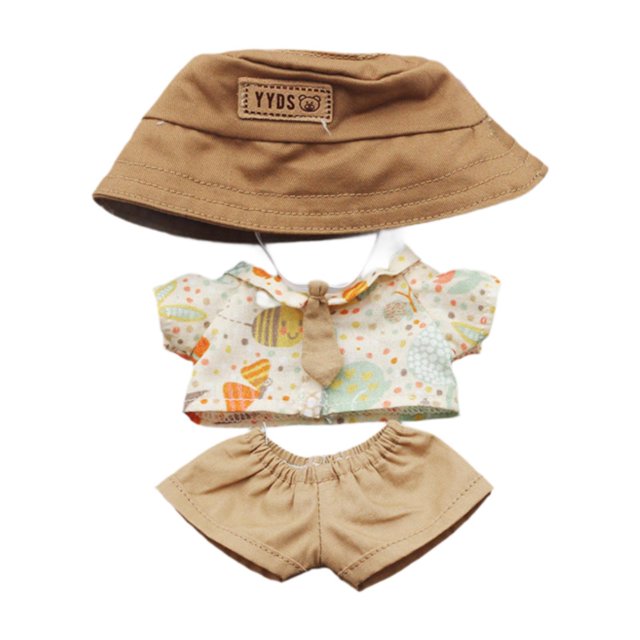 4x Mini ropa para muñecas de 6 pulgadas, conjunto de ropa para muñecas, camisetas, regalo cómodo para niñas, adorable traje con ropa para muñecas para Estilo E