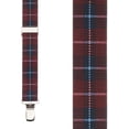 thumbnail image 2 of Suspender Store Plaid Suspenders - 1-Inch Wide Elastic - Sewn X-Back - Clip - 6 Colors & 2 Sizes, 2 of 4