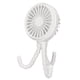 thumbnail image 1 of Mini ventilador portátil de 3 velocidades, giratorio 360°, recargable, con trípode flexible para oficina, dormitorio, camping, color blanco, 1 of 12