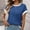 D Blue, variant on Ygbgbb Womens Knitting Cotton Tops Lightweight Spring Summer Casual Sweater Short Sleeve V Neck Pullover Tops Fashion Ribbed Knit Blouses Navy XXL