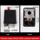 thumbnail image 3 of Air Compressor Pressure Switch Control For Valve 90-120psi Pressure Regulator-scntcv, 3 of 5