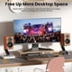 thumbnail image 5 of Desktop Speaker Stand Mount Studio Monitor Riser Support with Vibration Absorption Pad Mount for Liv, 5 of 5