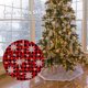thumbnail image 3 of Faldas de árbol de Navidad de 36 pulgadas con impresión de mantas de alfombrillas de Feliz Navidad (estilo D) Sywqhk Libre de BPA, 3 of 6