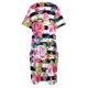 thumbnail image 5 of Lindo vestido de primavera con estampado floral y rayas de acuarela vestido holgado con bolsillos ropa de playa conjuntos elegantes para mujeres embarazadas, 5 of 7