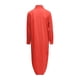 thumbnail image 4 of Falda larga y camisa de vestir lisa de moda para mujer: vestido tipo cárdigan de manga larga, poliéster, tallas S-XXL, adecuado para primavera/otoño, el color blanco puede ser transparente, 4 of 5