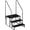 Black with 2 Handrail, variant on Kicctian RV Steps with Handrail, 3-Tier Hot Tub Steps Outdoor RV Stairs, 660 Lbs Heavy-Duty Camper Entry Stairs, Anti-Slip, Ideal for Travel Trailers, Mobile Home
