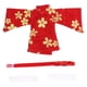 thumbnail image 3 of Set de muñeca femenina a escala 1/12, ropa de acción de acción, ropa de mini hecha a mano resistente para figuras de acción de 6 pulgadas, vestidos Rojo, 3 of 8