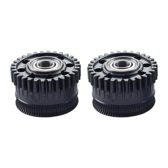 2 piezas de engranaje de extrusión de acero endurecido, accesorios de impresora 3D de alto rendimiento, engranaje de extrusión de accionamiento de