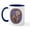 White/Navy Inside, variant on CafePress - Future Footballer Ds Mug - 11 oz Ceramic Mug - Novelty Coffee Tea Cup