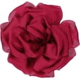 thumbnail image 1 of Silk Satin Flower Brooch Pin, Large Peony Floral Lapel Pin, 1 of 5
