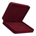 thumbnail image 4 of Caja de Presentación de Joyería Perfecl de Madera Terciopelo Vino Rojo, 4 of 5