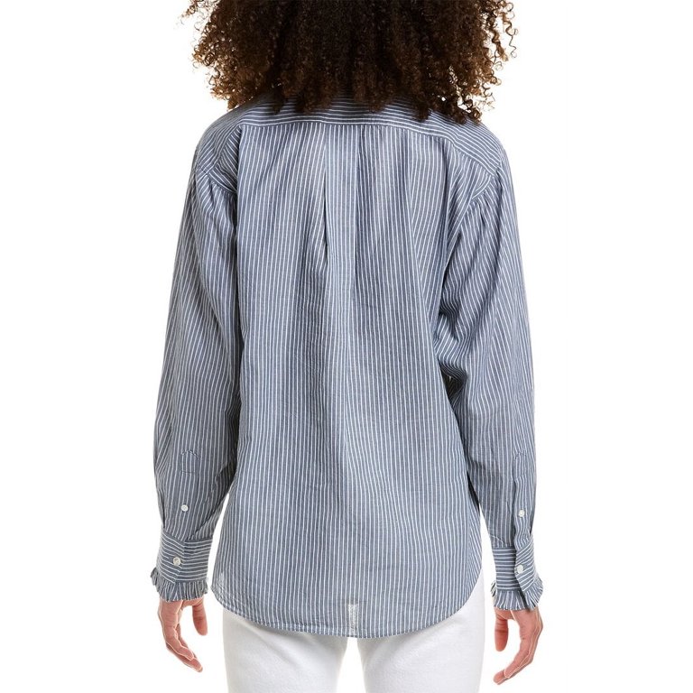 ISABEL ETOILE MARANT 花柄　長袖シャツ　ブルー　36 ISABEL ETOILE MARANT 花柄 長袖シャツ ブルー 36 - メルカリ