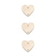 thumbnail image 1 of Moyic 100x rebanadas de adornos colgantes regalos colgantes corazón de estrella en blanco con agujero para fiesta de boda DIY Scrapbooking Type1 NO1, 1 of 6
