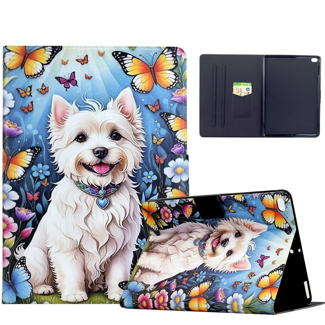 Case for iPad Mini 5 Generation 2019/ Mini 4 3 2 1, Auto Wake/Sleep, Premium Print PU Leather Folding Stand Cover with Multiple Viewing Angles