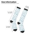 thumbnail image 2 of Wukai Chaussettes Longues pour Tortue Dessinée à la Main, Sport Entraînement Physique Adulte, Unisexe, 2 of 6