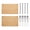 Bamboo paper clipper, variant on Wood Book Press Flat Paper Binding Tool for Home Desktop Greeting Cards Bookbinding Machine Supplies