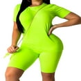 thumbnail image 1 of Womens Short Sleeve Tracksuit Sets, 1 of 5