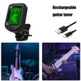 thumbnail image 5 of Rotatable Musical Instrument Tuner, Guitar Clip on Tuner, Digital Electric Tuner with LCD Display Guitar Capos, 5 of 9