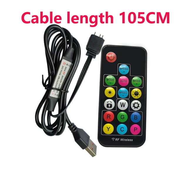 5V ARGB 3PIN controller USB/SATA/Molex power interface light regulator, can be used without the need for a computer motherboard 5V USB