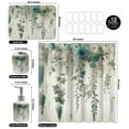 thumbnail image 5 of Ambesonne Sage Green Bathroom Decor Set in a Gift Box, Muted Fantasy Forest Art, 4 Pcs, Eggshell Grey Teal, 5 of 7
