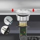 thumbnail image 4 of Upgrades Steel Sink Stoppers Leak Proof Designs Sink Plugs Drain Stoppers Rusts Resistant Stop for Kitchen & Bathroom Use, 4 of 5