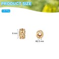 thumbnail image 2 of Uxcell Brass Threaded Insert Metric Knurled Nuts Heat Set Insert for Industrial Projects and Electronics 20 M2.5x6x4.5 mm, 2 of 6