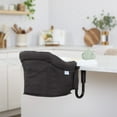 thumbnail image 3 of Chaise de table confortable Evolur Clamp On, noire, 3 of 6