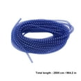 thumbnail image 4 of CRAFTHROU 25m Lot de 1 Fil Polyester Cordon Bleu Foncé Fait Main Coiffe Bracelet Collier Cheville, 4 of 5