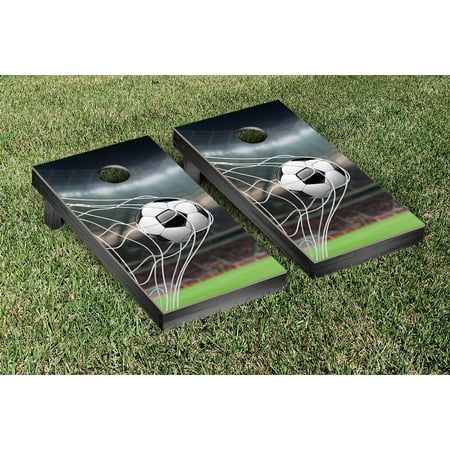 Soccer Goal Cornhole Bag Toss Game Set