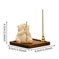 thumbnail image 2 of Frog Fishing Incense Holder Cute Desktop Ornament & Garden, 2 of 4