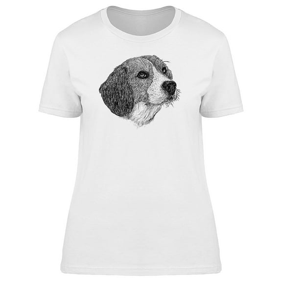 Lovely Beagle Dog Face T-Shirt Men -Image by Shutterstock, Male x-Large