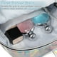 thumbnail image 4 of EeaseMX Elegante mochila holográfica Hologram School Shoulder Bag Satchel para niñas (gris), 4 of 8