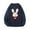 Dark Blue, variant on IROINNID Women's Long Sleeve Pullover Sweatshirt Round Neck Mid-Length Graphic Prints Casual Cute New Year Rabbit Top, Red