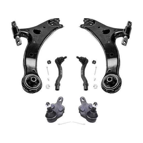 Front Control Arm Ball Joint Tie Rod End Kit - Compatible with 2001 - 2003 Toyota Highlander 2002