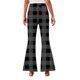 thumbnail image 4 of Pantalones largos con estampado para niñas, forrados de vellón para mayor calidez, pantalones largos casuales, leggings ligeramente acampanados, traje para niñas de 5 a 16 años., 4 of 6