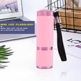 thumbnail image 2 of Outdoor Mini Pink Rubber Coated 9-LED Flashlight Torch, 2 of 10