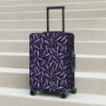 thumbnail image 2 of Lsque Lavender Flowers Printed Luggage Cover, Travel Luggage Protector,Scratch and Dirt Resistant, Fits 18-32 Inch Luggage - Medium, 2 of 9